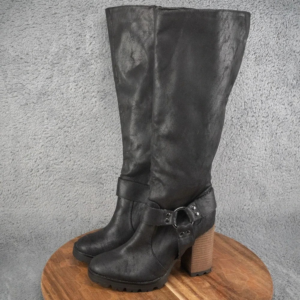 CARLOS SANTANA-WOMEN SIZE 6‎ M BLACK 